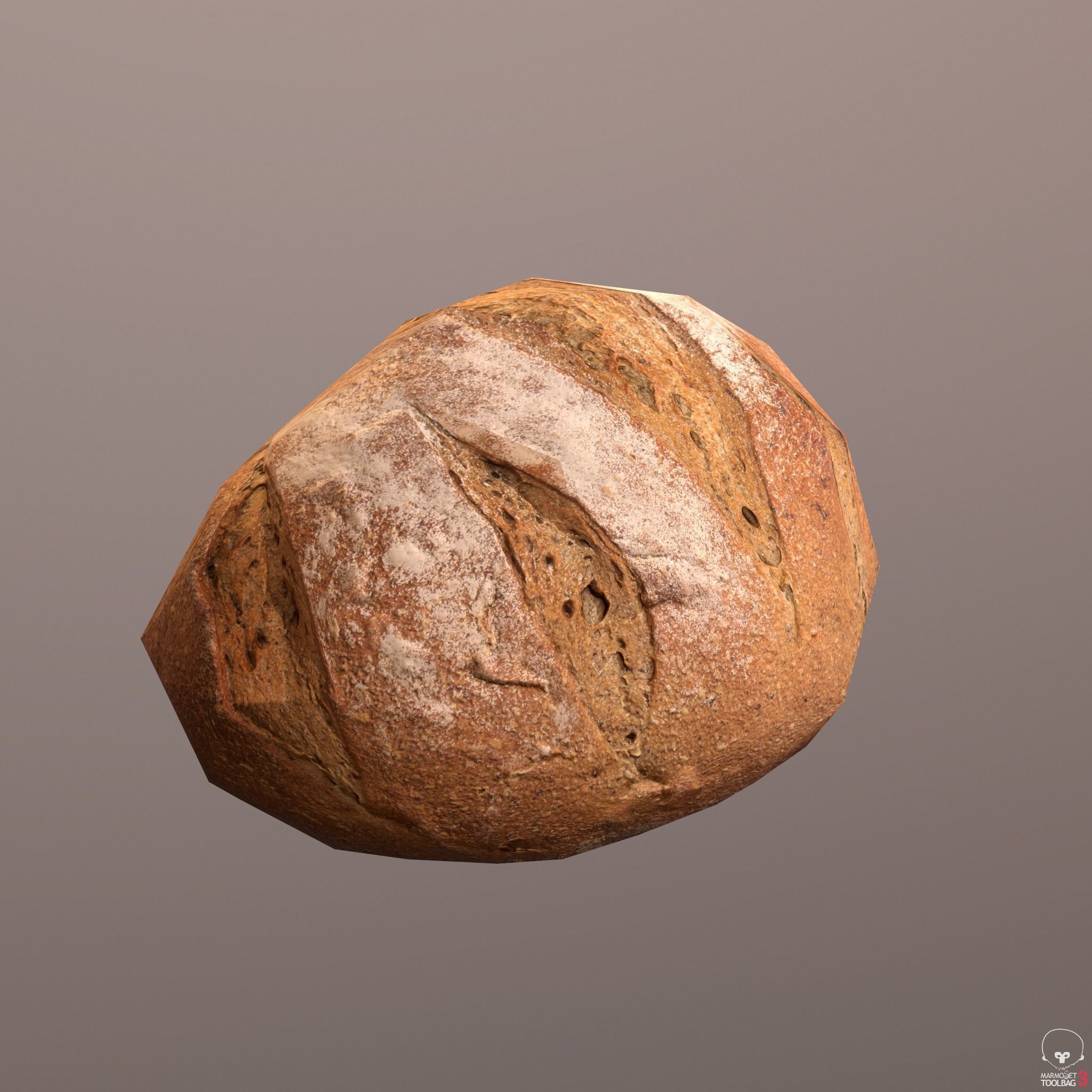 Tasty Bread 03 Low-poly 3D model_8