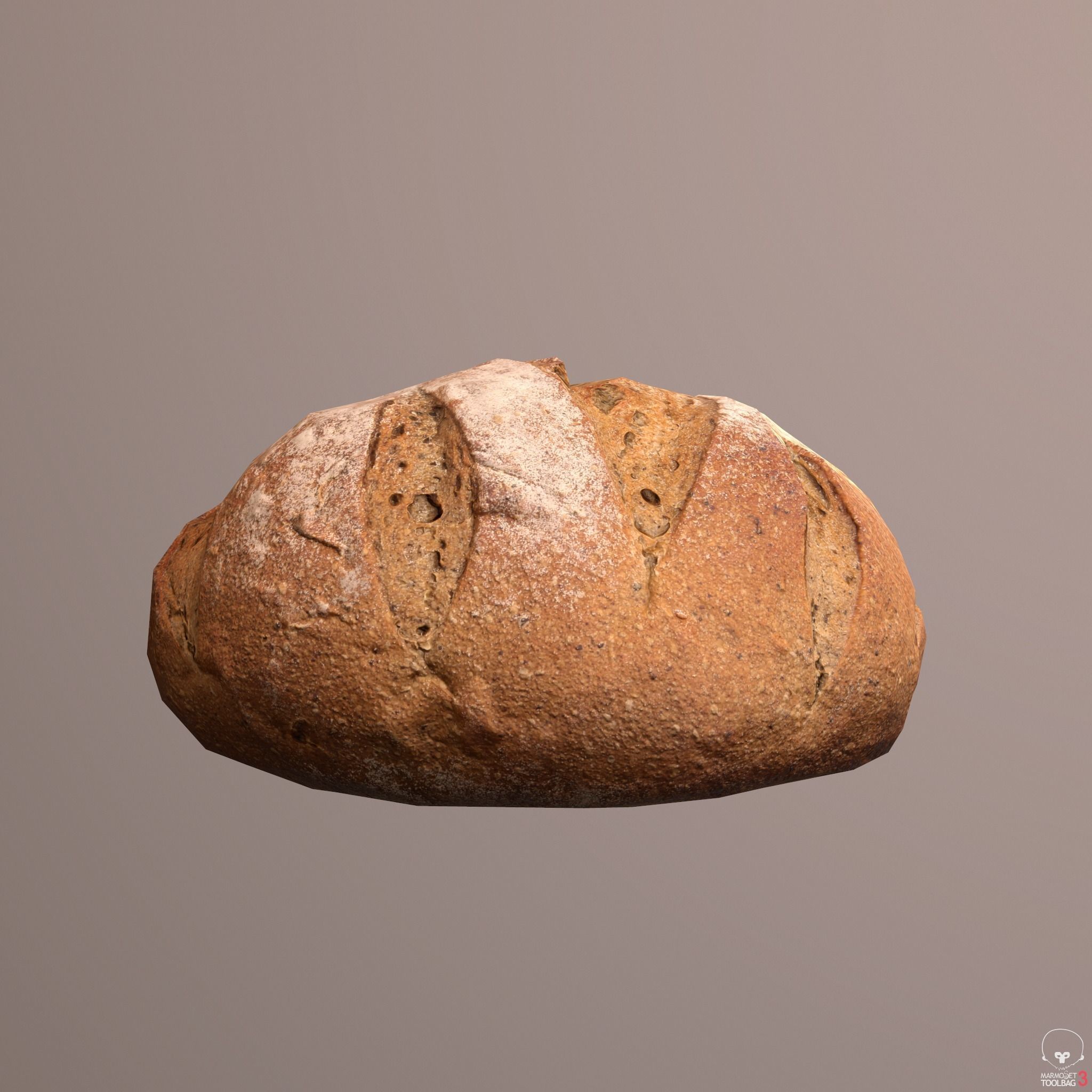 Tasty Bread 03 Low-poly 3D model_5