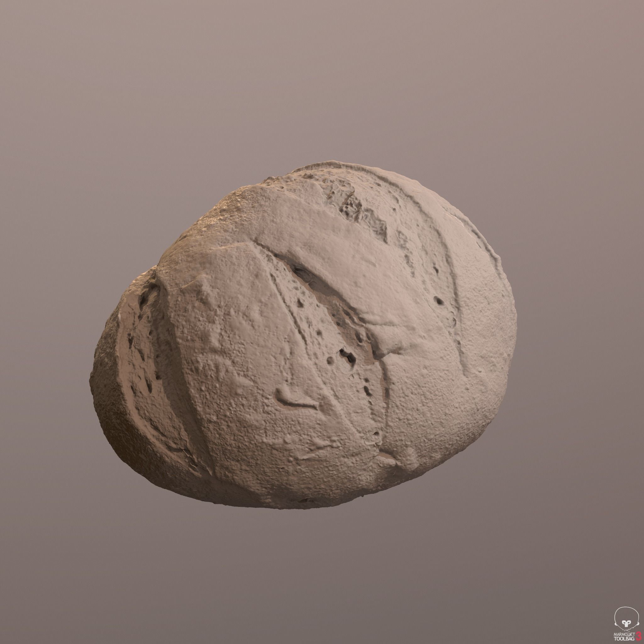 Tasty Bread 03 Low-poly 3D model_3