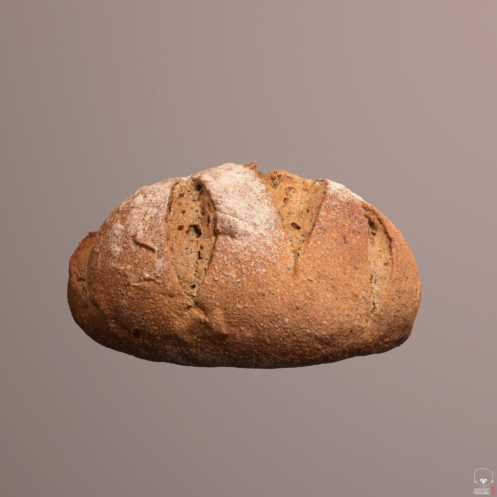 Tasty Bread 03 Low-poly 3D model_1