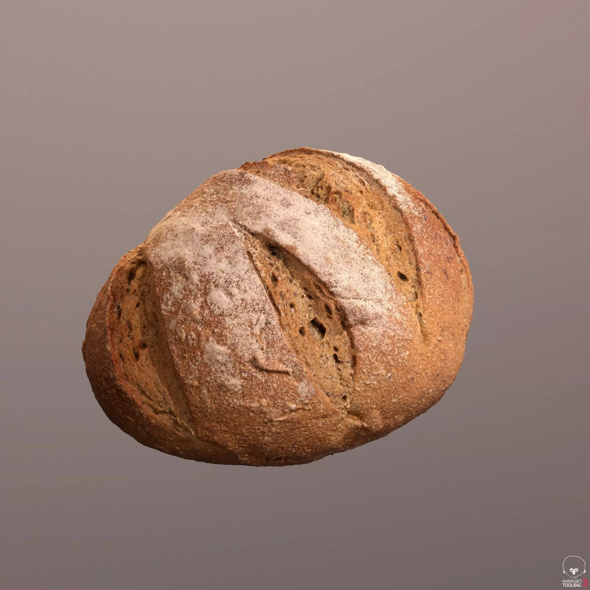 Tasty Bread 03 Low-poly 3D model_0