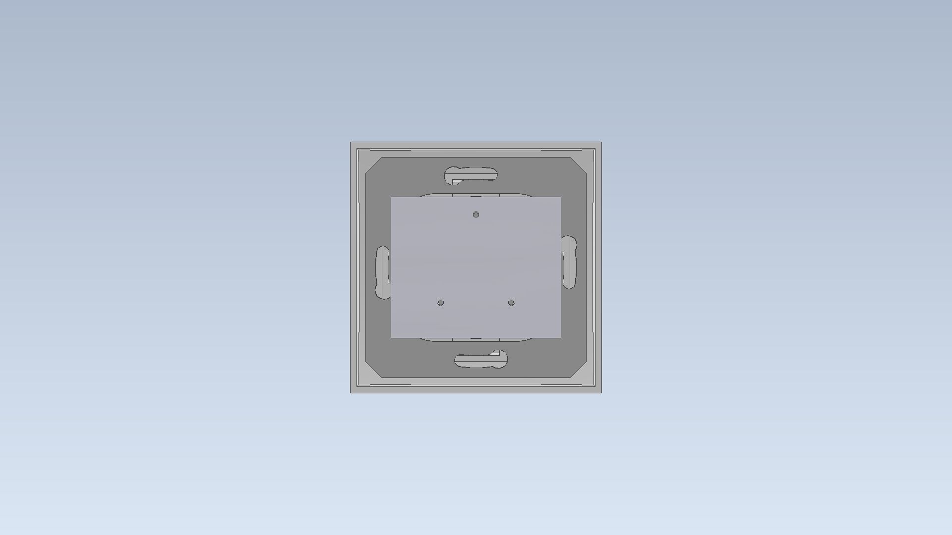 Electrical socket EKONOMIK WHITE 16A 230V Low-poly 3D model_1
