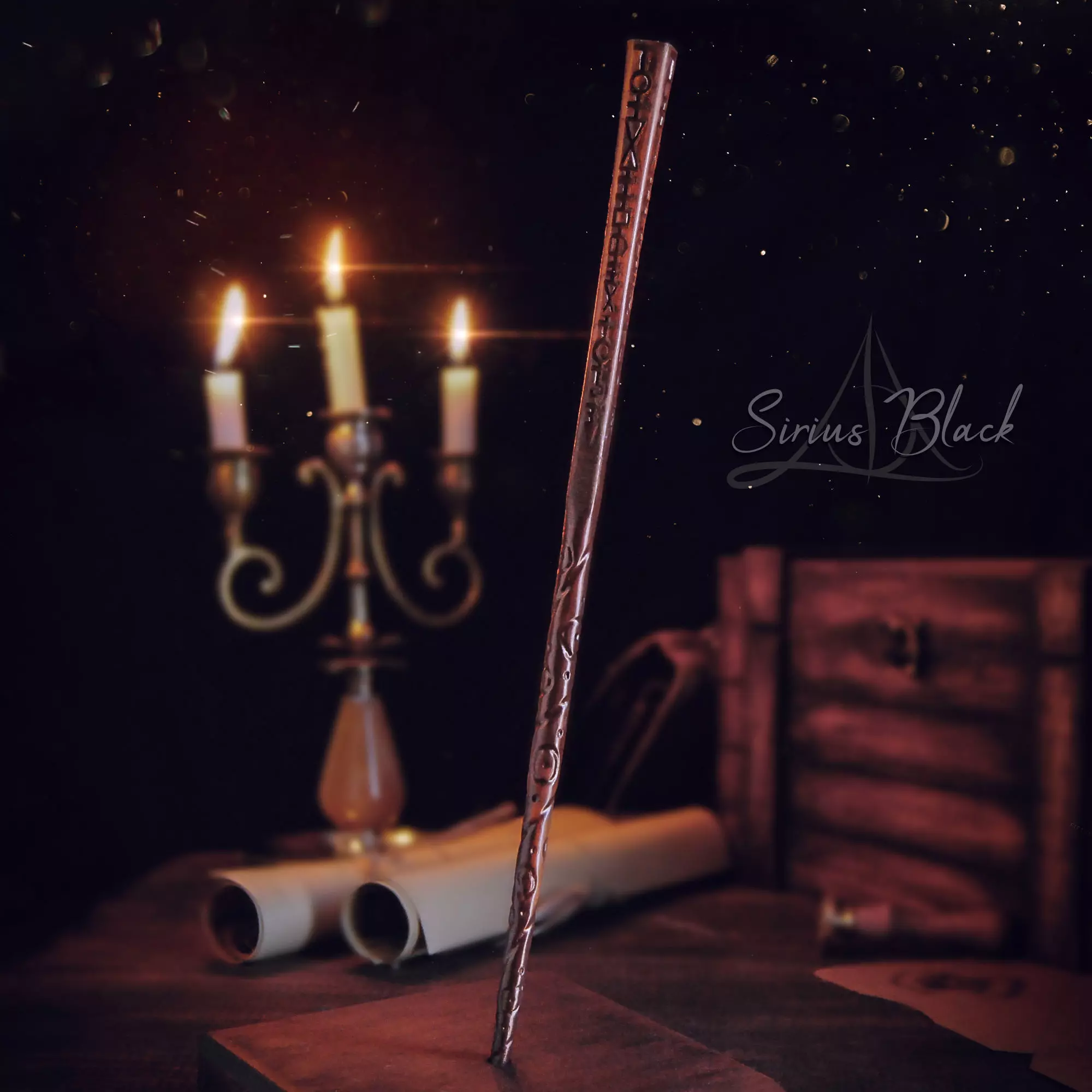 SIRIUS BLACK WAND - HARRY POTTER 3D print model_0