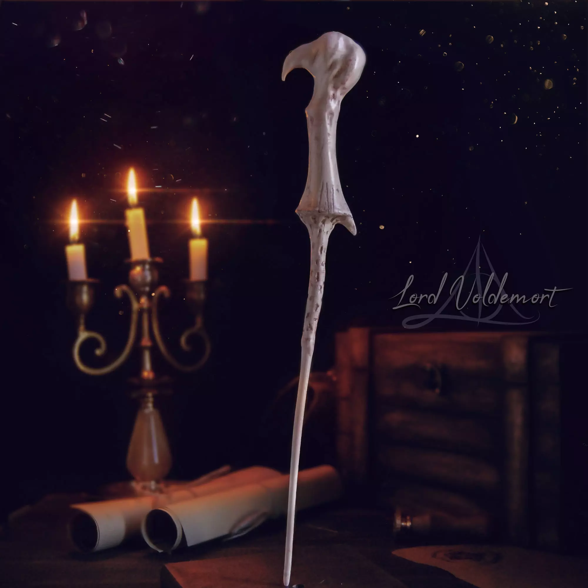 VOLDEMORT WAND - HARRY POTTER 3D print model_0