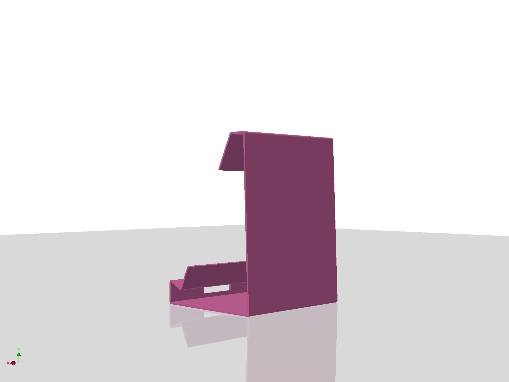 Holder for tablet - lasercut Low-poly 3D model_8