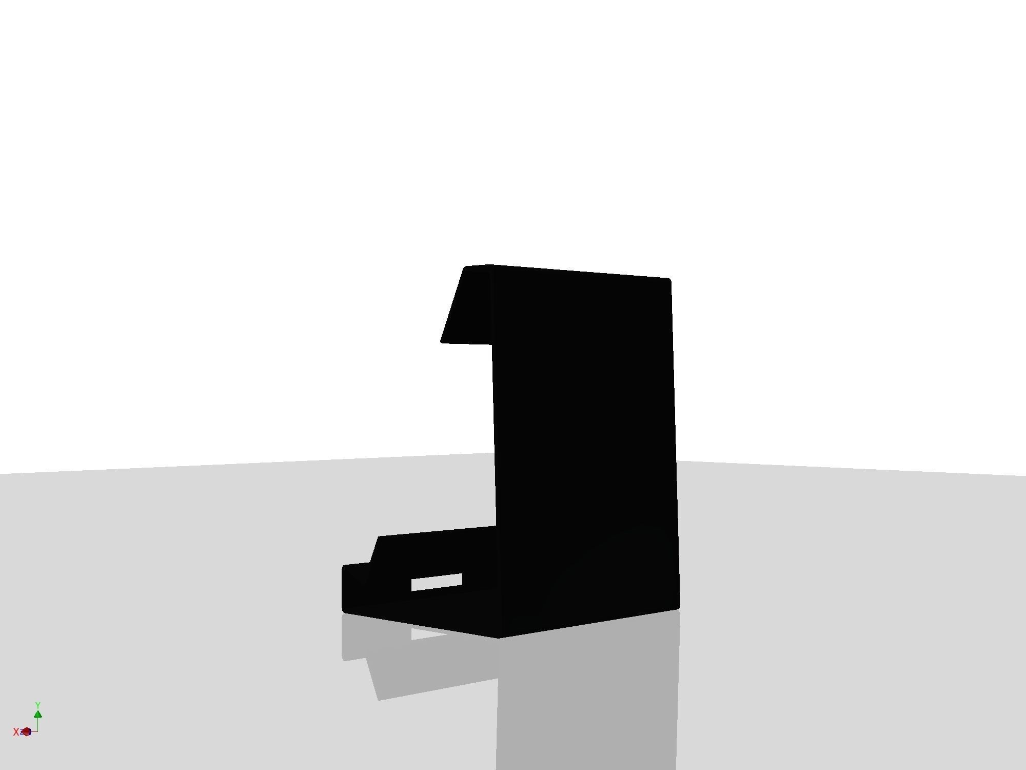 Holder for tablet - lasercut Low-poly 3D model_12