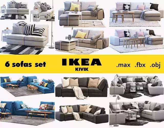 Kivik sofas set Ikea