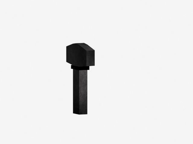 Club Hammer Free 3D model_2