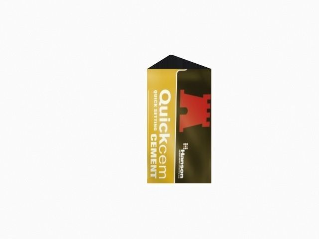 Cement box of quickcomm charcoal Free 3D model_2