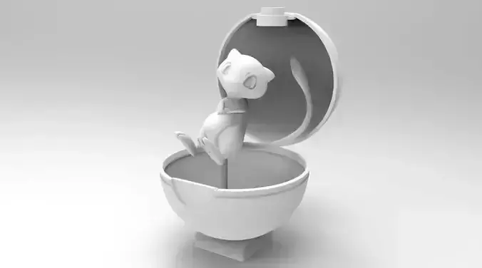Pokemon MEW Figure 3D Printable Model