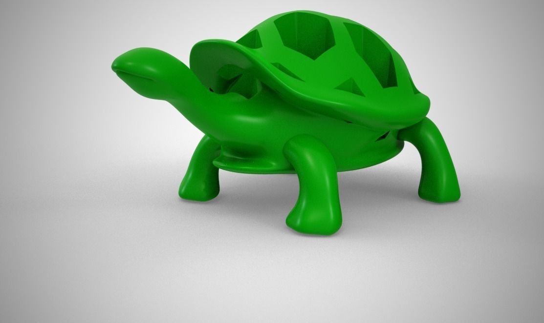 Turtle Organizer 3D print model_7