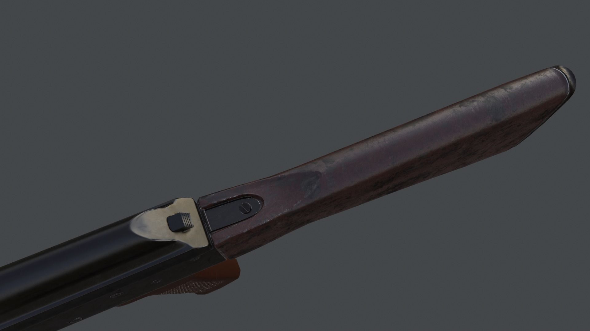 AK Rifle Low-poly 3D model_4