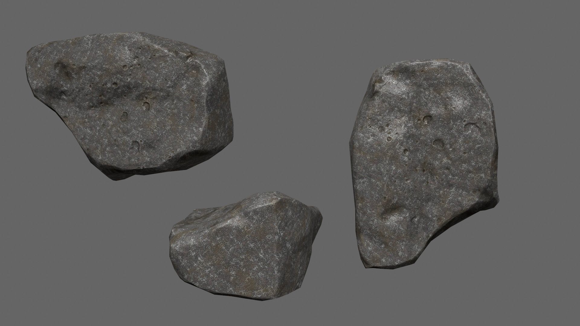 rocks Low-poly 3D model_21