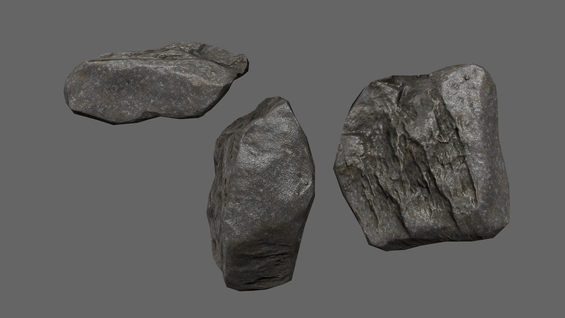 rocks Low-poly 3D model_11