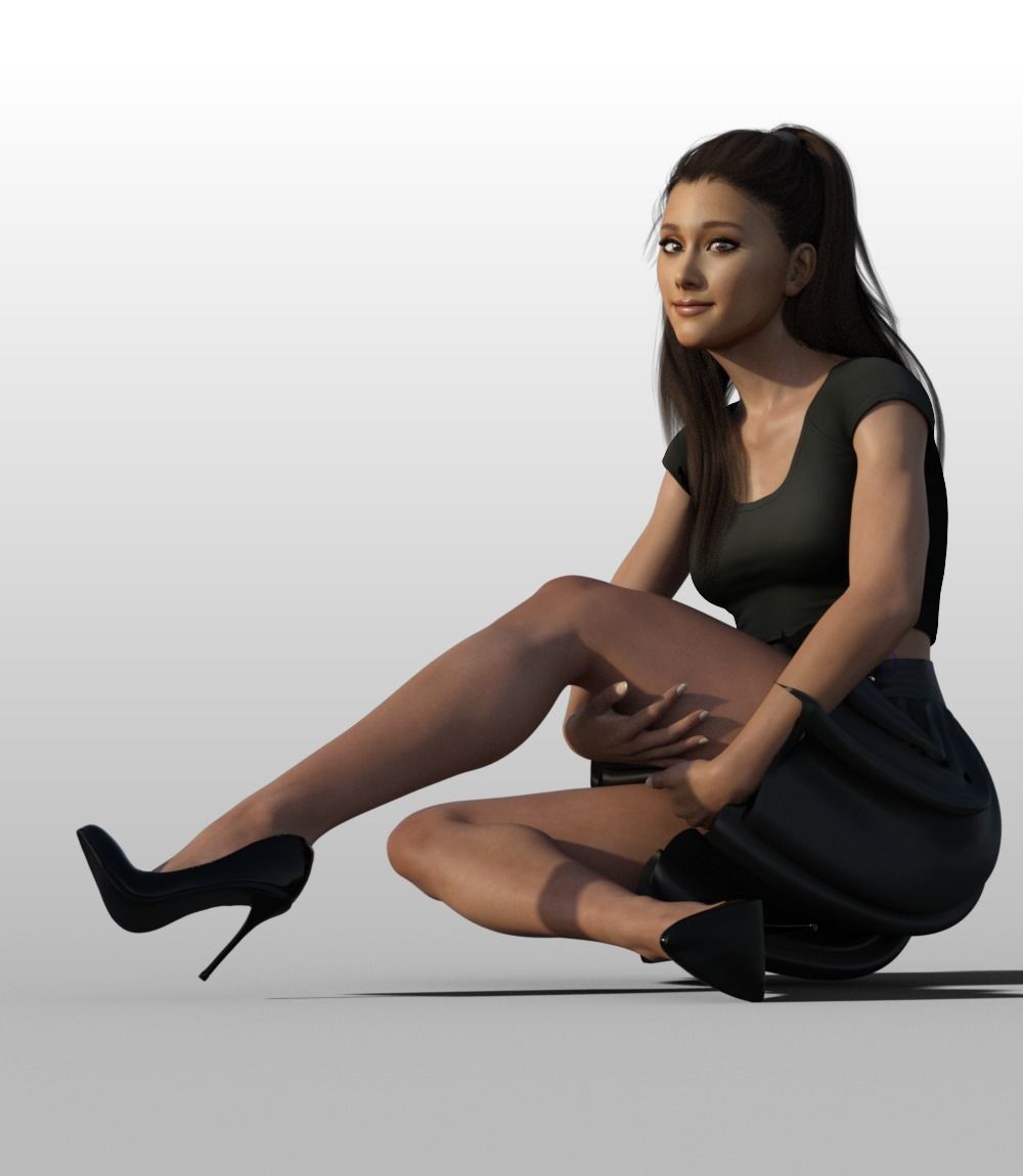 Ariana Grande 3D model_2