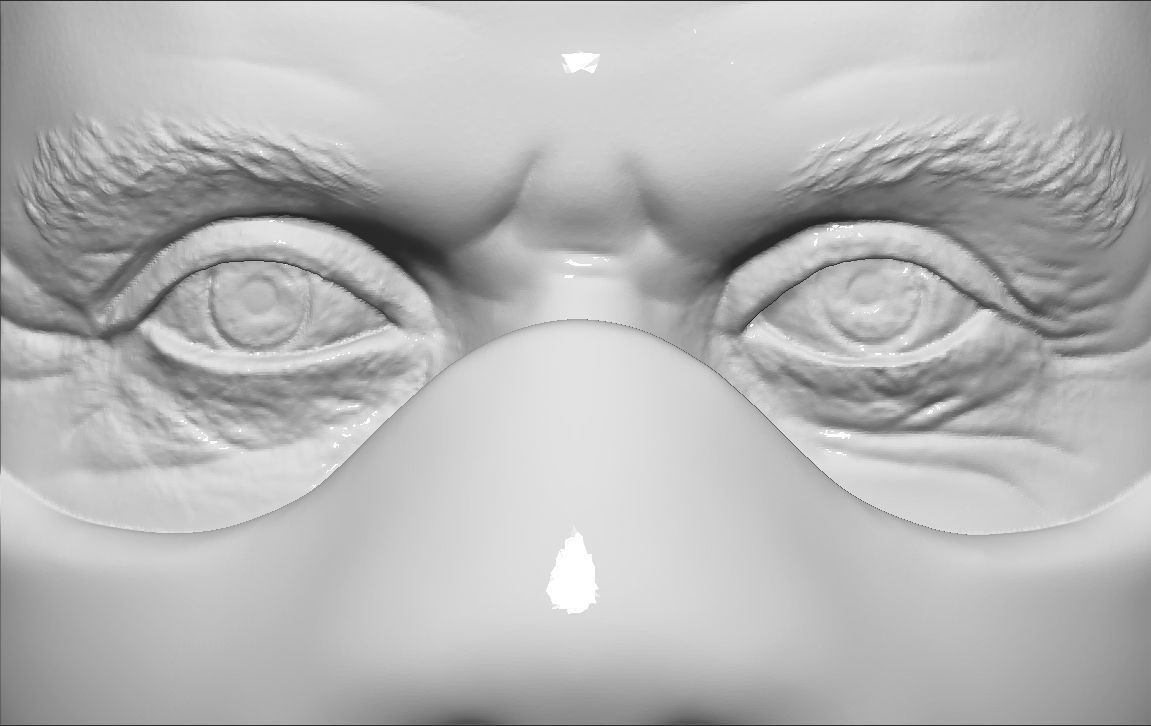 Hannibal Lecter bust 3D printing ready stl obj formats 3D print model_27