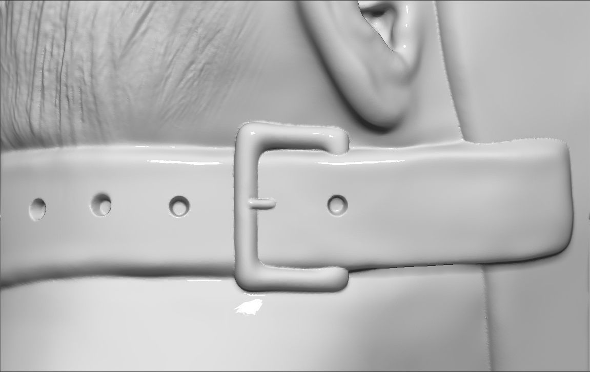 Hannibal Lecter bust 3D printing ready stl obj formats 3D print model_20