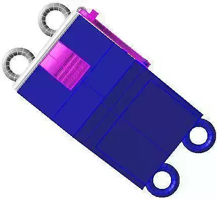 Box clasps - Library techique 3D - Conception of jewels 3D print model