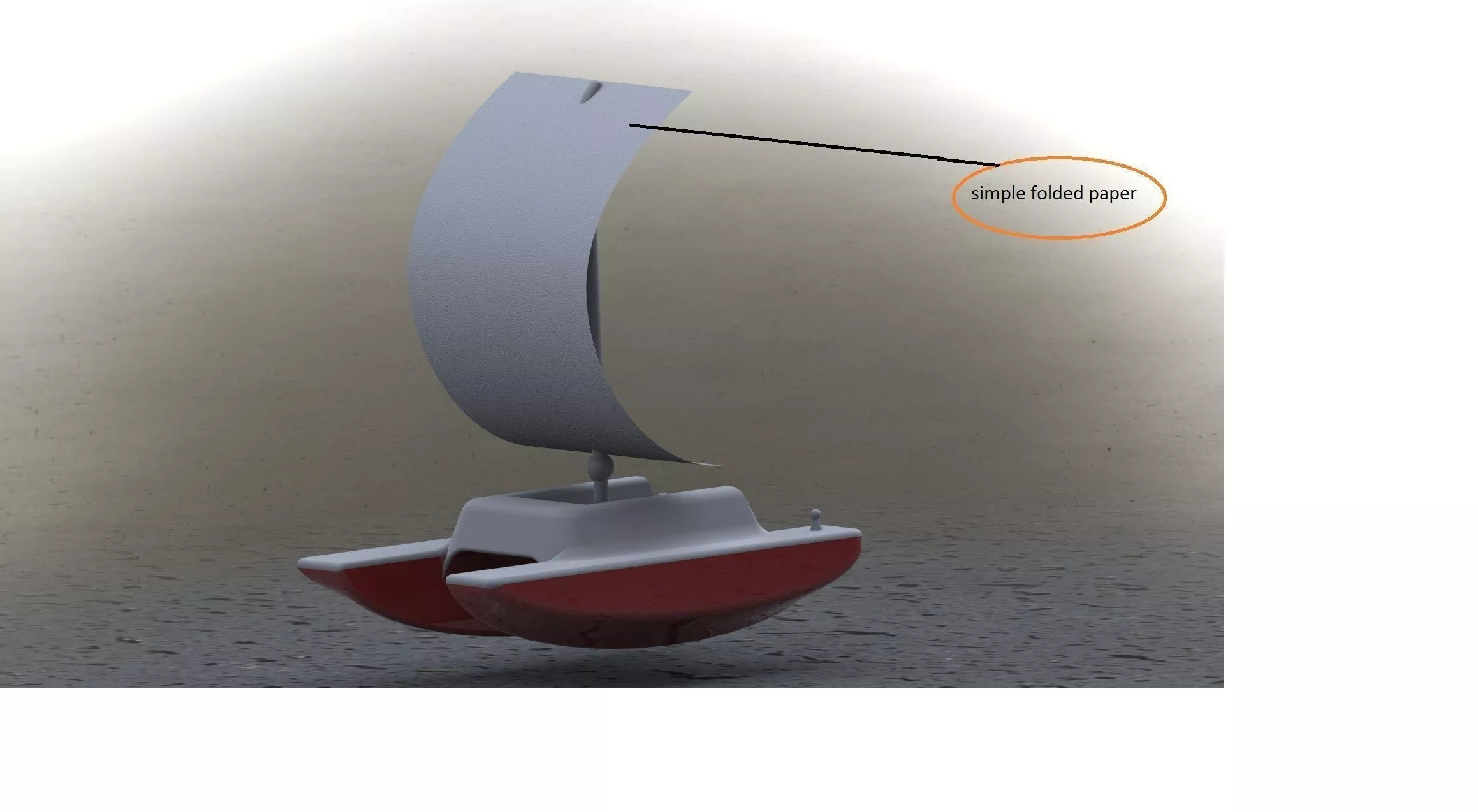 simple boat Free 3D model