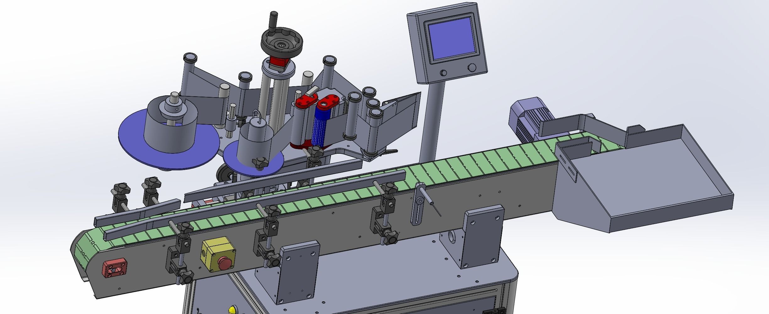Labeling machine 3D model_3