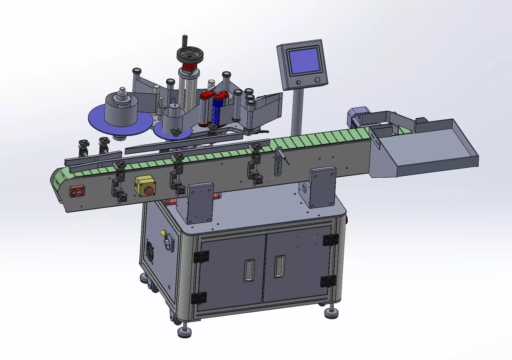 Labeling machine 3D model_0