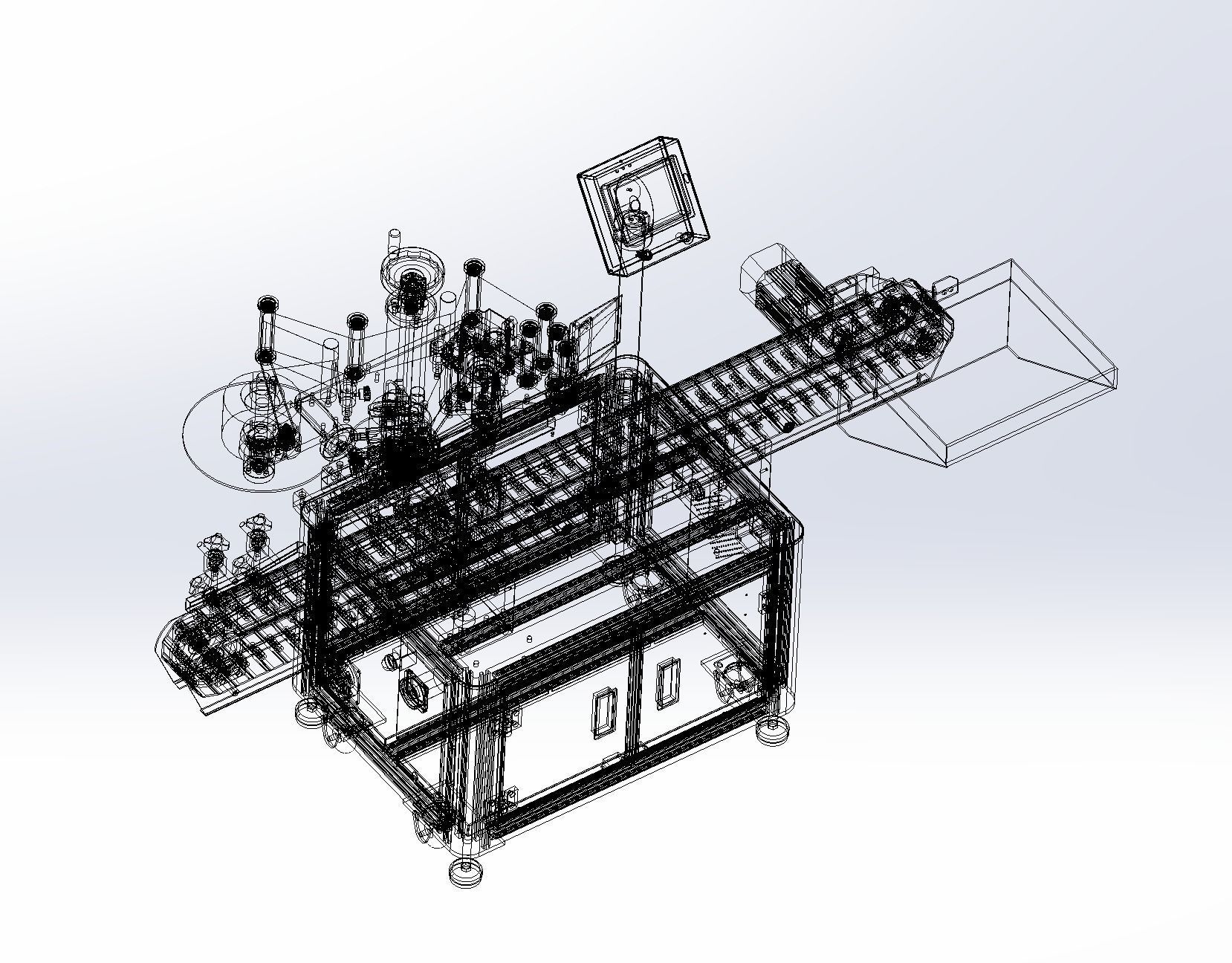 Labeling machine 3D model_7
