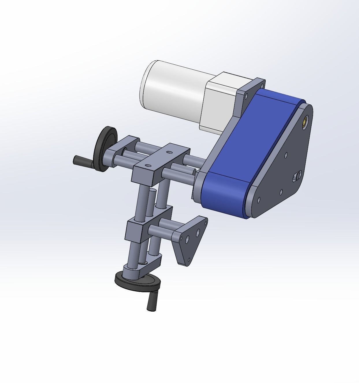 Vertical change horizontal labeling machine 3D model_6