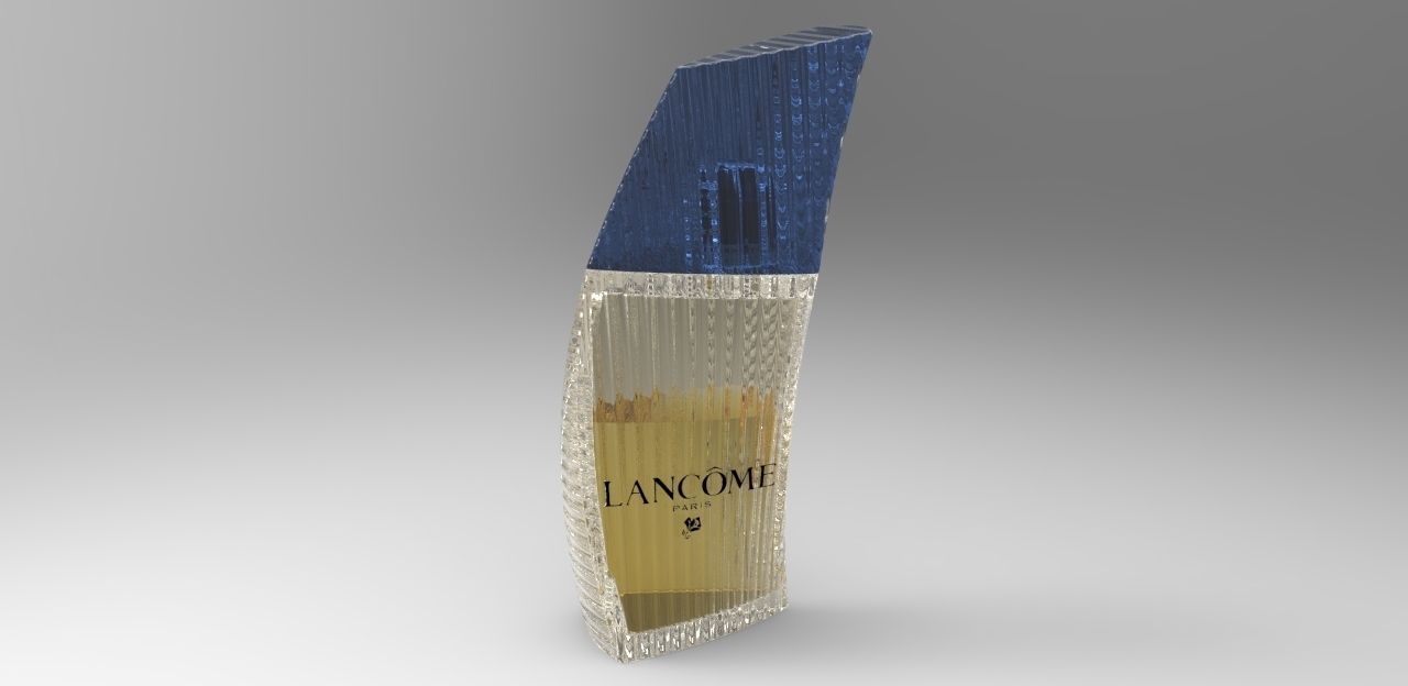 Perfume lancome bottle Free 3D model_1