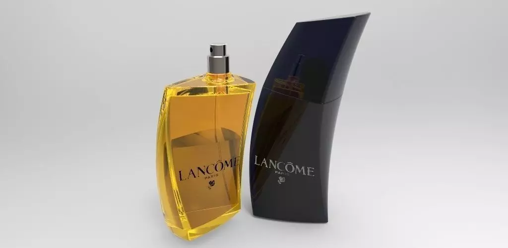 Perfume lancome bottle Free 3D model_0
