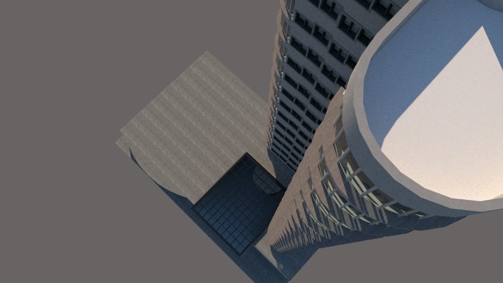 Skyscrapper Hotel 3D model_3