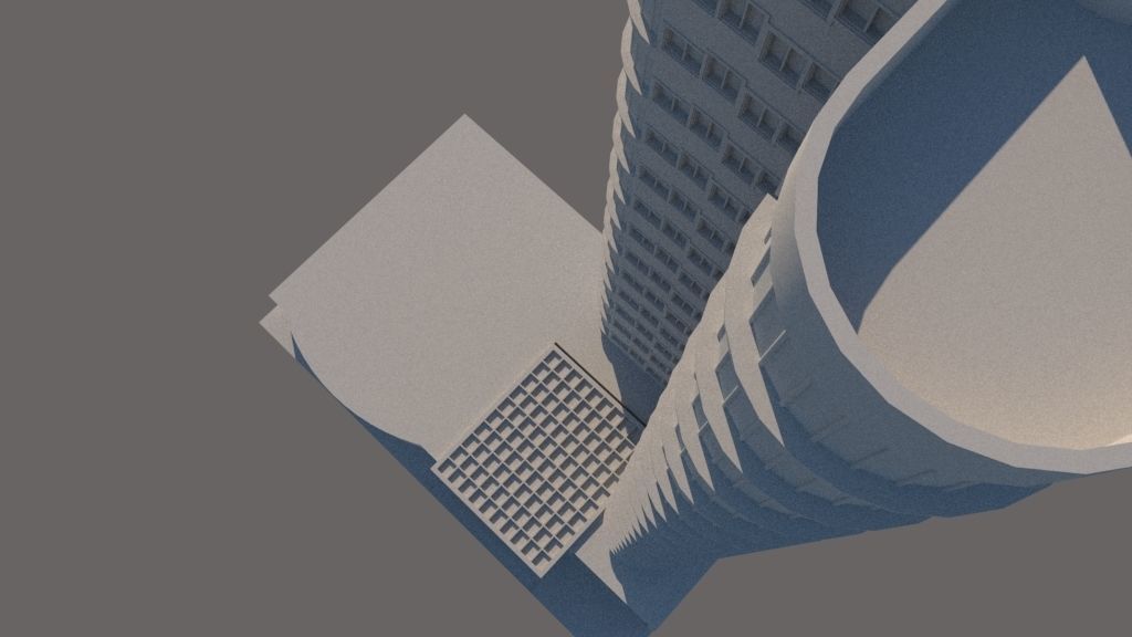 Skyscrapper Hotel 3D model_4