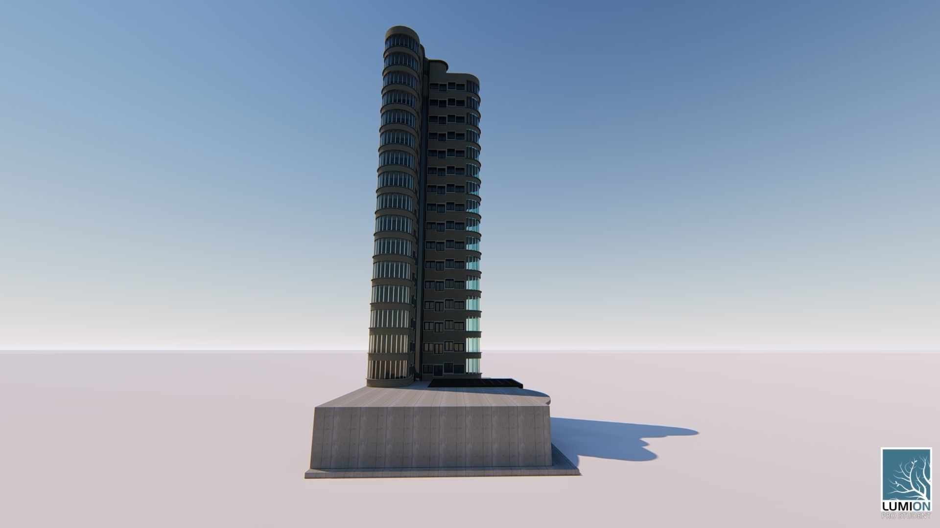 Skyscrapper Hotel 3D model_12