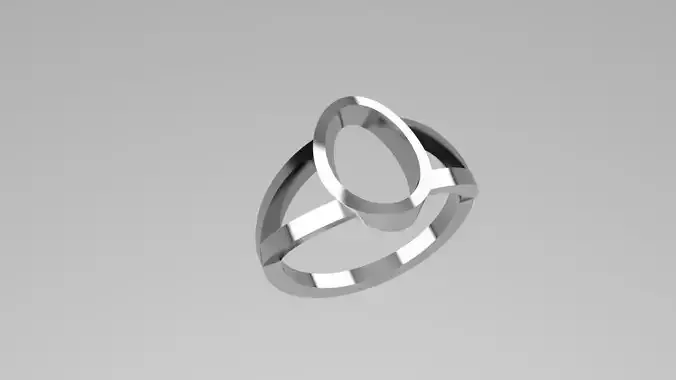 ring for oval gemstone