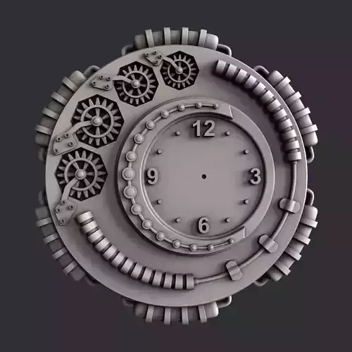3d STL models for CNC clock 9