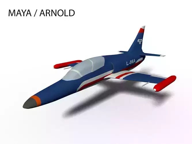 AERO L-159A Low-poly 3D model