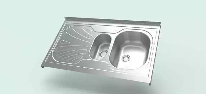 Sink stainless steel kitchen