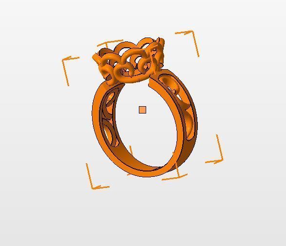 3D Printable fashion ring - 3D print model 3D print model_4