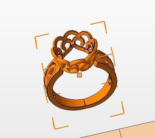 3D Printable fashion ring - 3D print model 3D print model_5