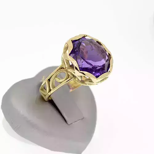 3D Printable fashion ring - 3D print model