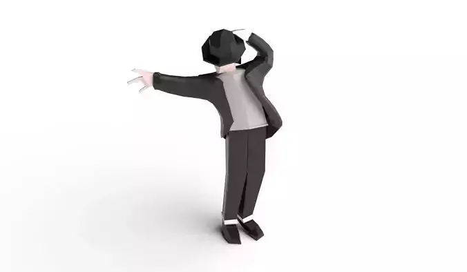 Michael Jackson Low poly