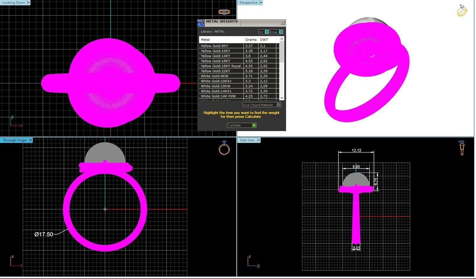 Ring Julieta 3D print model_2