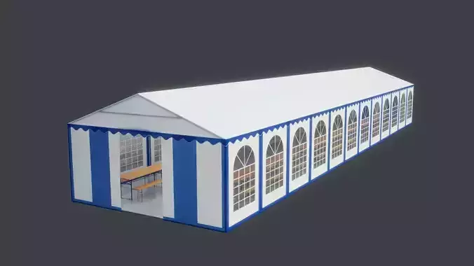 Party Tent with basic Interior