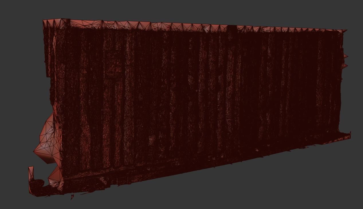 Wooden Old Fence Scan 3D model_8