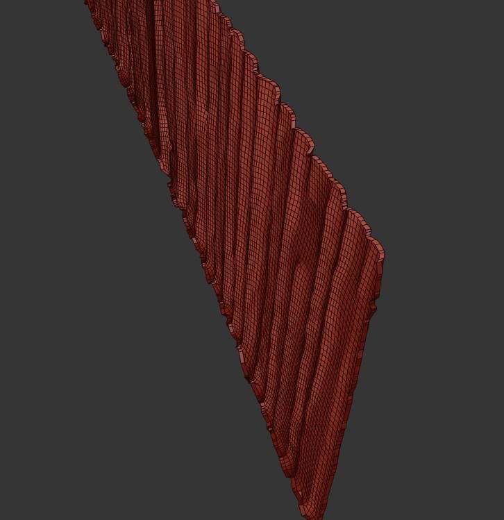 Wooden Old Fence Scan 3D model_5