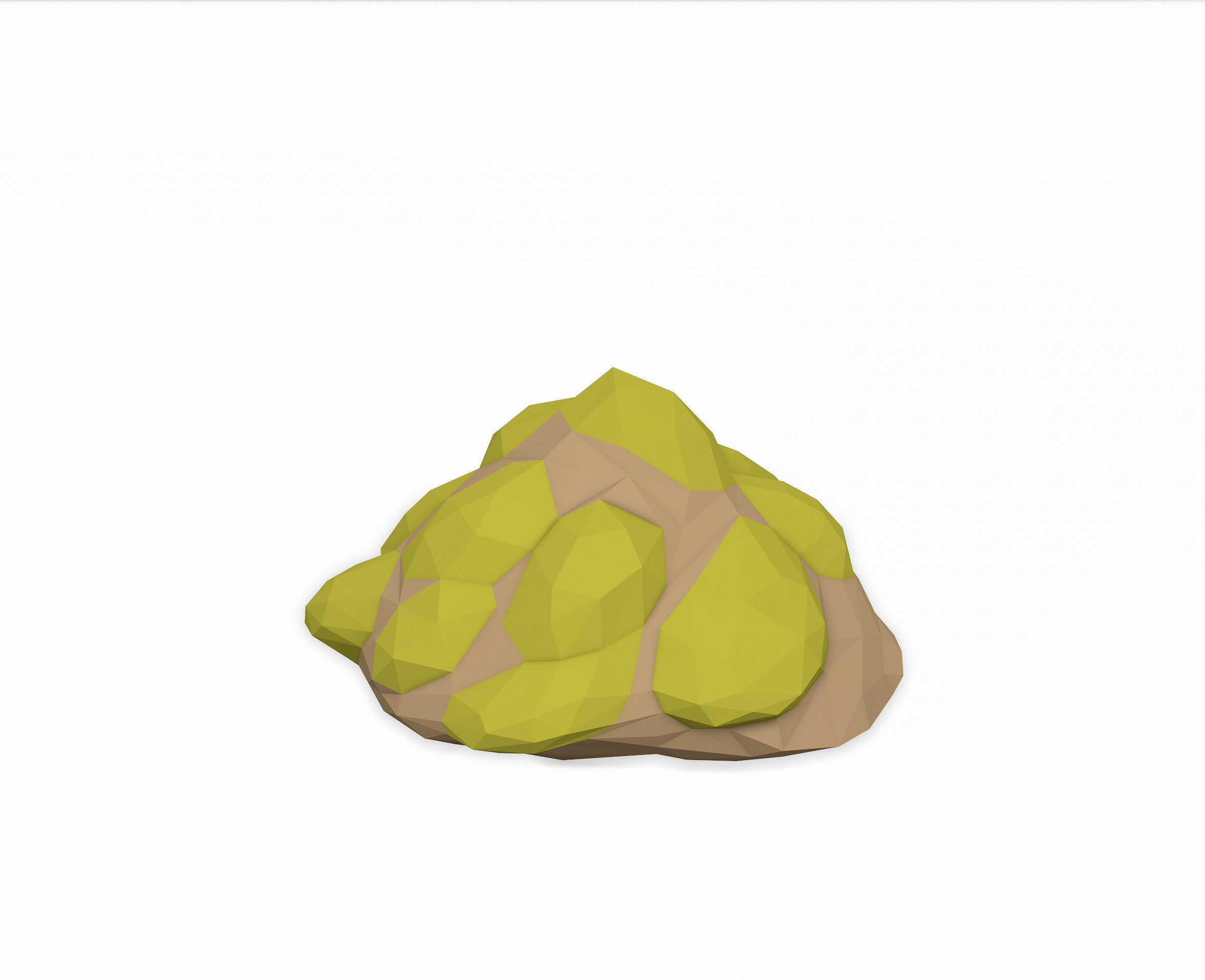 LOW POLY Moss Pack 2 Low-poly 3D model_12