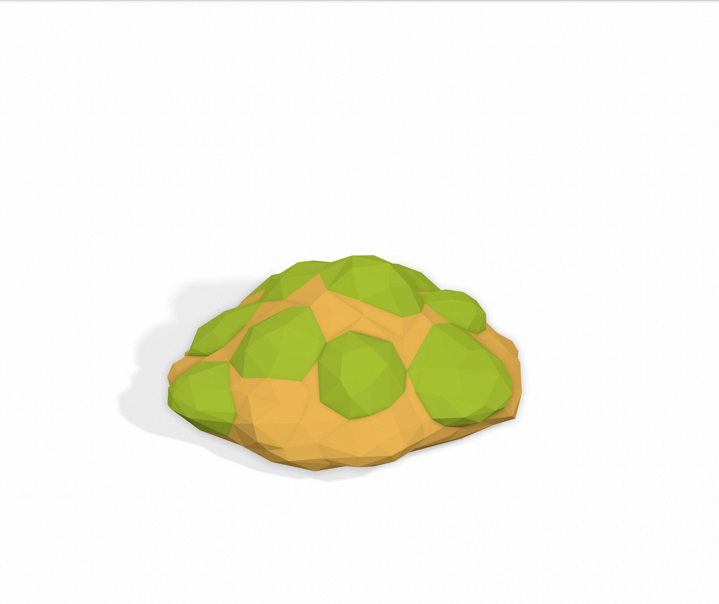 LOW POLY Moss Pack 2 Low-poly 3D model_8