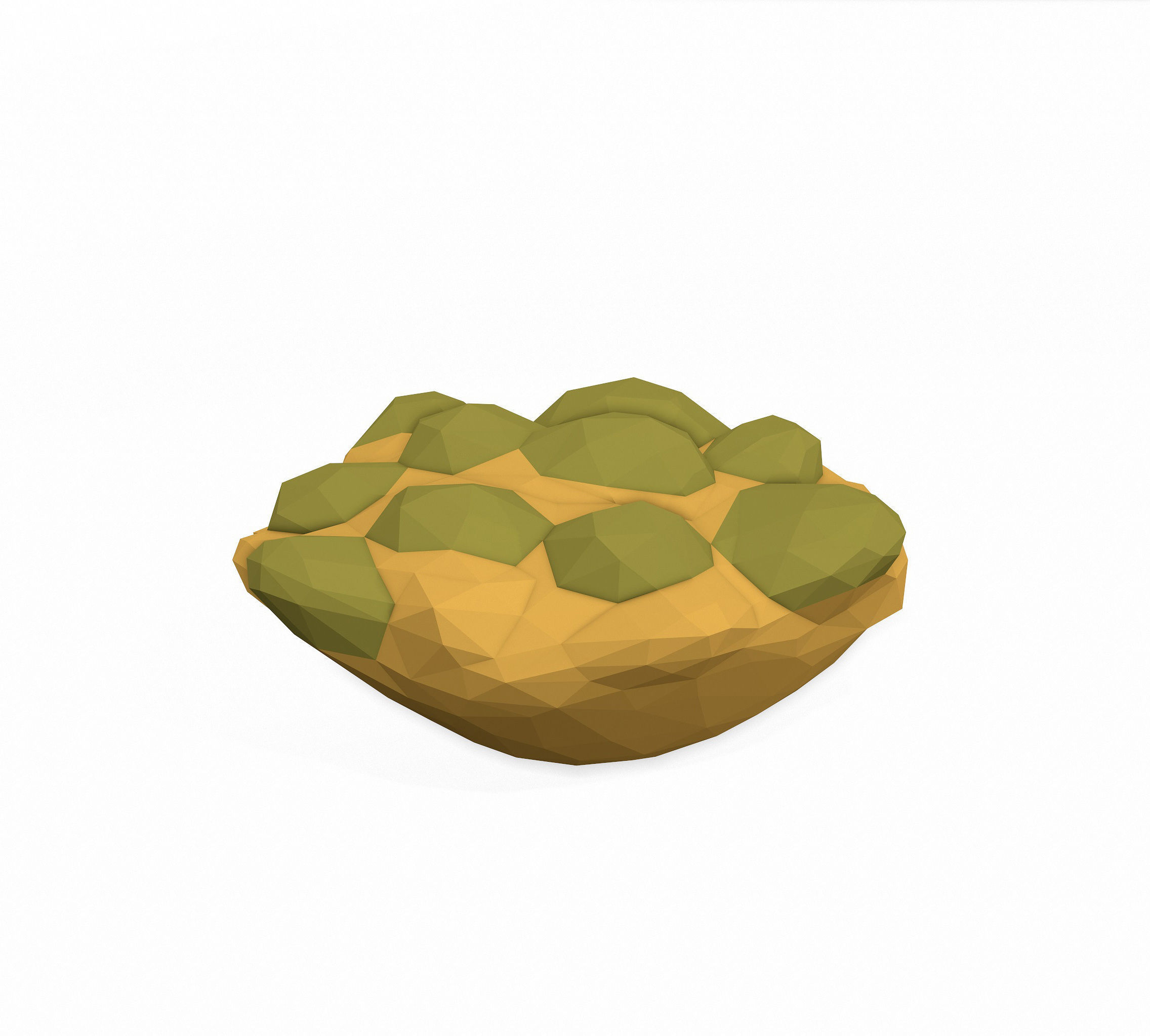 LOW POLY Moss Pack 2 Low-poly 3D model_15