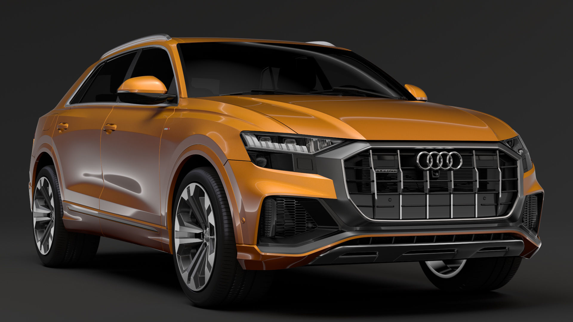 Audi Q8 50 TDI quattro S line 2020 3D model_2