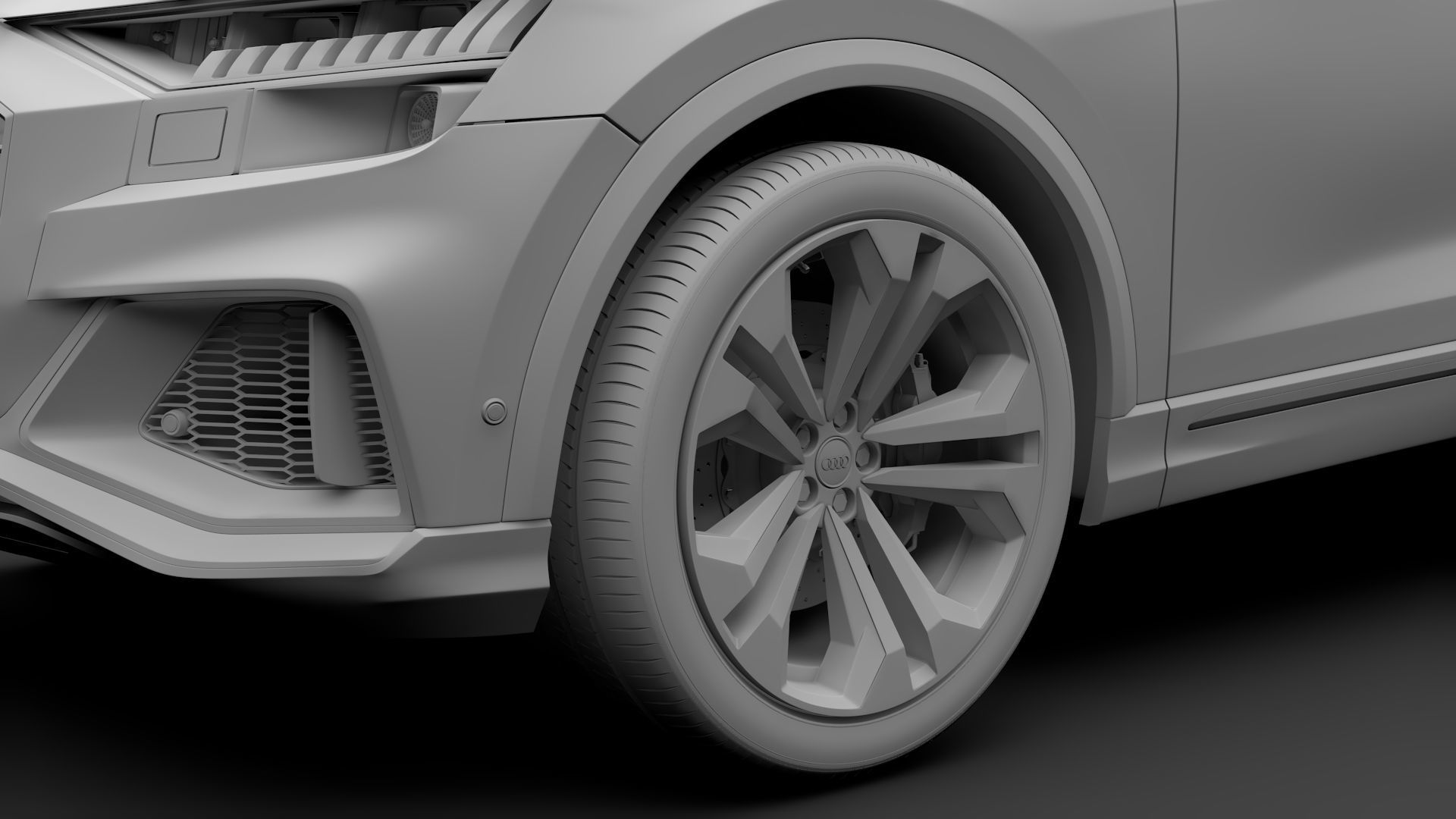 Audi Q8 50 TDI quattro S line 2020 3D model_13