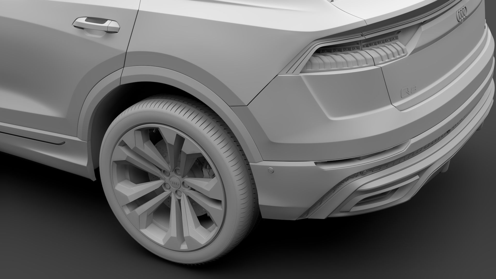 Audi Q8 50 TDI quattro S line 2020 3D model_15